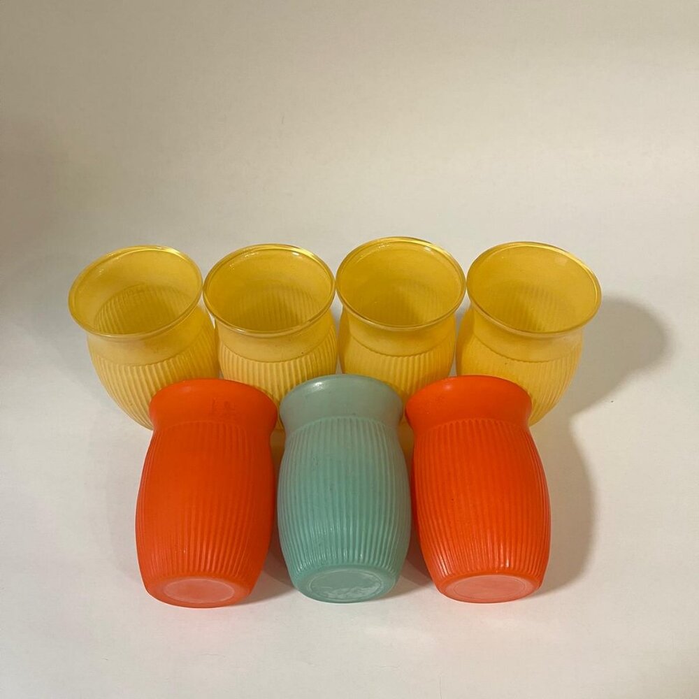 Hazel Atlas Rib Beverage Glasses Circa 1940/1950